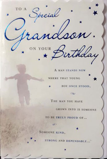 Picture of SPECIAL GRANDSON ON YOUR BIRTHDAY CARD